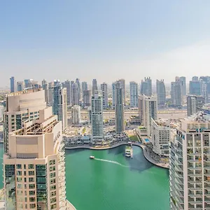 Nasma Luxury Stays- Majestic Marina Views, Lavish 4br Getaway In Jbr شقة